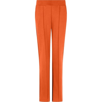 EsQualo Trousers Flair Modal Rust Größe: L | Stoffhosen Outlet | Damen | Braun