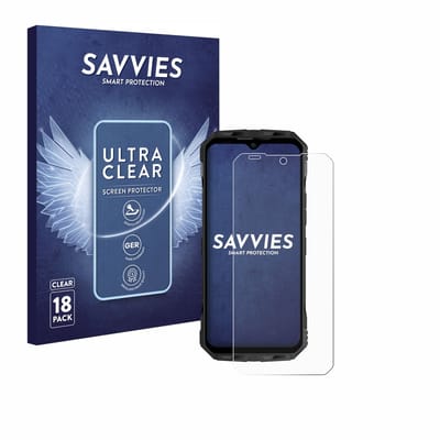 Savvies - Screenprotector voor Doogee V Max S - Folie Beschermfolie transparant 18 Stuks