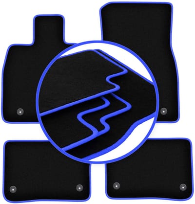 CARLUX-BLUE automatten voor: Cadilac CT6 0 (2016-)