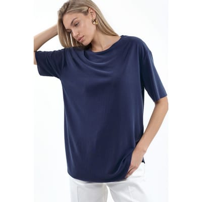 Losse Pasvorm Crew Neck T-shirt