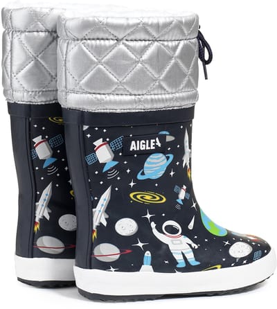 Aigle Giboulee DEEL 2 | Ruimte - Regenlaarzen - Maat 24 - White