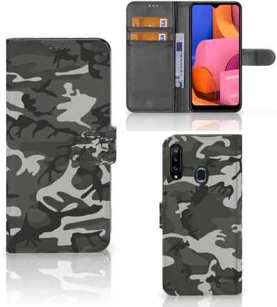 Samsung Galaxy A20s Telefoon Hoesje Army Light