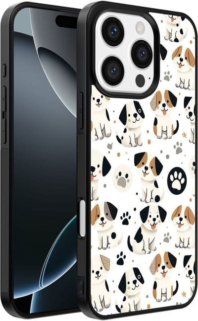 Smartphonica Telefoonhoesje Geschikt voor iPhone 16 Pro Max met honden opdruk - TPU backcover case dog design geschikt voor iPhone 16 Pro Max