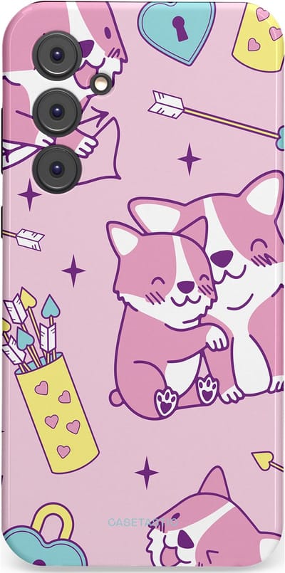 Casetastic Hoesje Geschikt voor Samsung A35 - Stijlvolle Beschermende Duo-layer Case - Cupi Cori