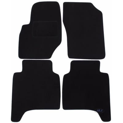 Tapis De Sol Noir Velours - J&J AUTOMOTIVE - Sur Mesure - Hyundai Ducato 2-P. - Antidérapant - Imperméable noir
