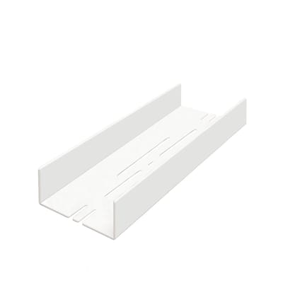 Schulte doucheplanchet -gemakkelijk te lijmen doucherek - eenvoudig zonder te boren - 28x9.5x3.5 cm - wit - badkamerschapje D1851 70