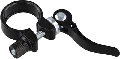 Zadelpenklem - Zadelpenklem Snelspanner - Fiets Zadel Verstellen - Robuuste Aluminium Constructie - 31.8 mm - Zwart