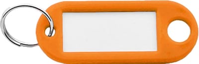 Sleutellabels Oranje- 100 stuks