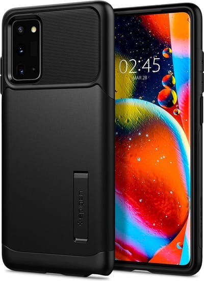 Spigen Slim Armor Samsung Galaxy Note 20 Hoesje Zwart