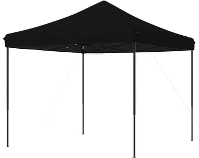 Partytent - Feesttent Gazebo - Buitenfeesten Organiseren - UV- en Waterbestendig - 292 x 292 x 315 cm - Zwart