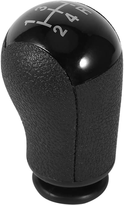 Allecto - Manopola MT Pomello Cambio - Versnellingspook - Ergonomisch ontwerp - Zwart - Auto-accessoire - Voor Focus Mondeo S-MAX Mustang Transit -...
