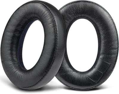 Vervangende Oorkussens voor Parrot Zik 1.0 Draadloze Bluetooth Hoofdtelefoon - Zachte Kunstlederen Earpads met Geheugenfoam voor Comfort en Geluidsisolatie - Zwart