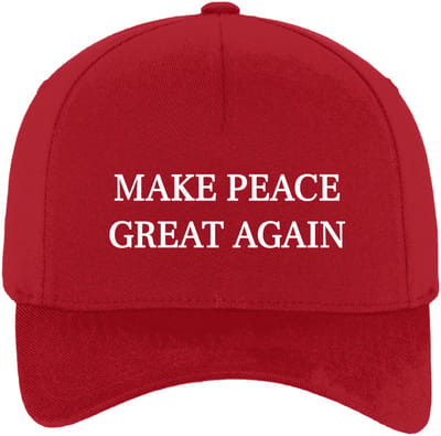 Make peace great again Pet - rood - verstelbaar - statement - peace - vrede