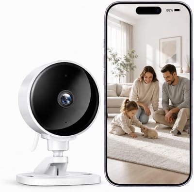 Binnen Beveiligingscamera - Huis Camera - Huis Bewaken - Tweewegs Audio - 3 Megapixel - Wit