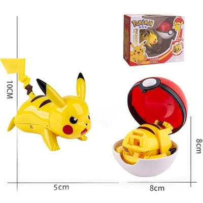 bal Pokemon misvormde figuur Pikachu Charizard Venusaur Blastoise Gyarados Solgaleo Lunala Actiefiguur pokébal poke kind Speelgoed