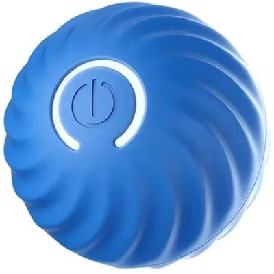 Pluche Slimme Hondenbal Interactief Speelgoed Rollende Stuiterende Zwaartekrachtbal Huisdier Trainingsbenodigdheden Hondentoebehoren Huis blauw