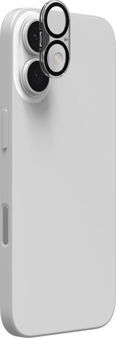 ZAGG Camera Protector Geschikt voor iPhone 17 / 16 / 16 Plus - Invisibleshield Glass Elite Camera Frame - Tempered Glass - Zwart