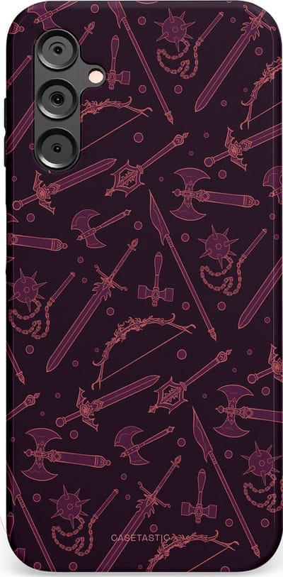 Casetastic Hoesje Geschikt voor Samsung A14 (5G/4G) - Stijlvolle Beschermende Duo-layer Case - Morgenster