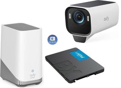 eufy HomeBase 3 S380 + eufyCam S3 Pro MaxColor Vision 4K + 240GB SSD - Bundelvoordeel
