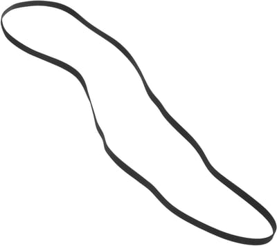 Vervangingscassetteband voor recorder 320mm, zwarte vinylriem voor platenspeler, rubberen aandrijfriem voor optimale geluidskwaliteit
