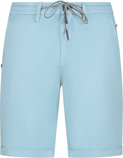 NZA - Lichtblauwe linnen chino shorts