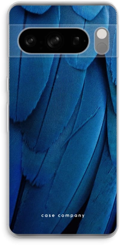 Case Company® - Hoesje geschikt voor Google Pixel 8 Pro hoesje - Pauw - Soft Cover Telefoonhoesje - Bescherming aan alle Kanten en Schermrand
