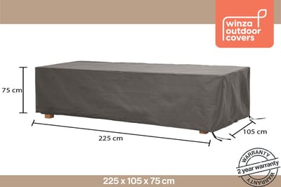 Winza Outdoor Covers - Premium - beschermhoes tafel tot 220 cm - Afmeting : 225x105x75 cm