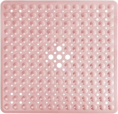 BOTC Antislip Douchemat - Badmat - 53x53CM - Antislipmat Douche - Douchemat Antislip voor Douche - Roze