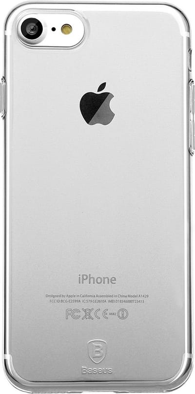 Baseus Simple Series doorzichtig geschikt voor iPhone 7 8 SE 2020 SE 2022 hoesje - Transparant