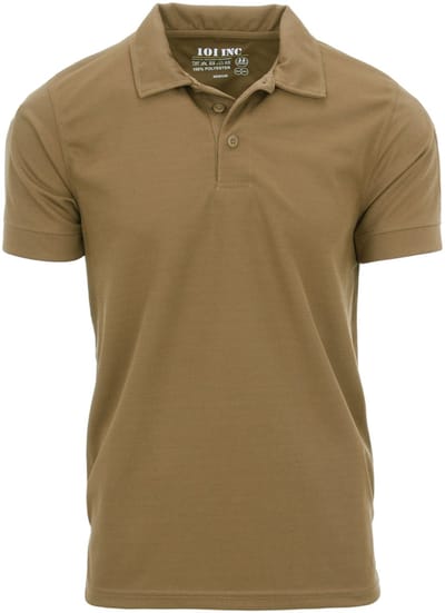 101 INC - Tactical polo Quick Dry (kleur: Coyote / maat: XXXL)