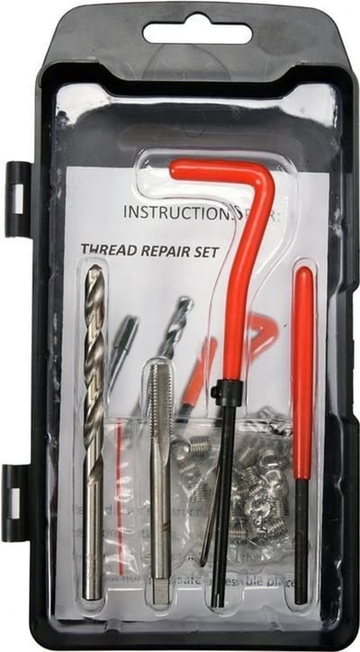 YATO YT-17632 - Draadreparatieset - M6 x 1,0 mm - 30-delig - HSS - Professionele Schroefdraadherstel