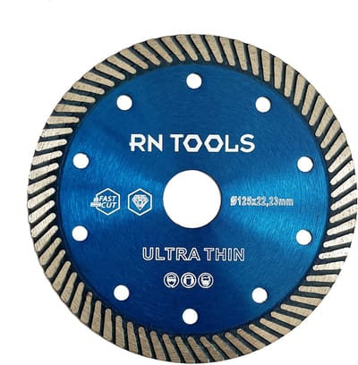 RNtools Diamantschijf Ultra Thin 125 mm - tegels, porselein & natuursteen - extra dun precisieblad
