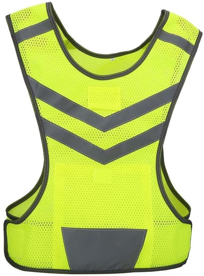 Store_8 - Reflecterend veiligheidsvest - Fietsveiligheid - Ademend en ultralicht - Instelbaar veiligheidshesje - Geschikt voor hardlopen en buitens...