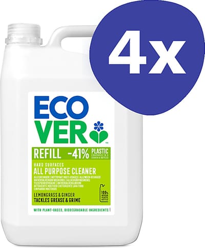 Ecover Allesreiniger Citroengras & Gember (4x 5L)