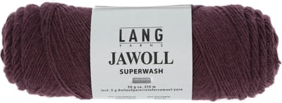 Lang Yarns Jawoll Superwash - 390 donkerbraam - Sokkenwol Garen