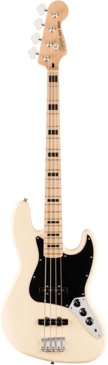 Squier Affinity Active Jazz Bass Olympic White - Elektrische basgitaar