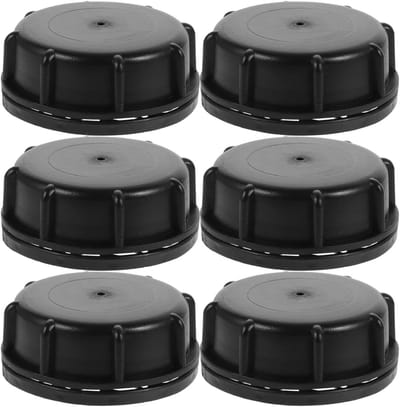 Stackable Emmerdeksel met Drop Design - Grote Draad Coarse Gasdop voor Lekvrije Plastic Vaten van 6 cm