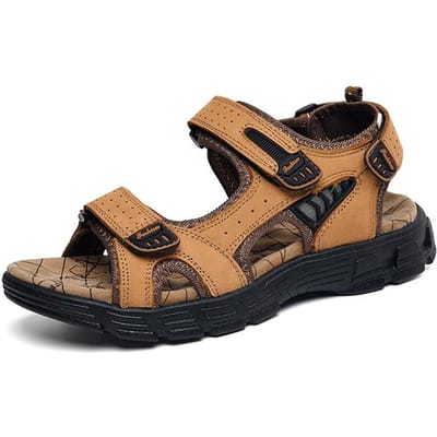 Heren Echt Lederen Sandalen Strand Schoenen Zachte Rijschoenen Schoeisel Zomer Heren Sandalen Echt Lederen Slippers 41