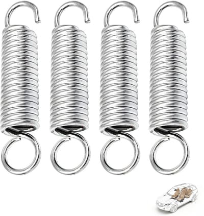 4x Trekveren met Dubbele Haken Spiraalveren 70 mm voor Montage en Reparatie