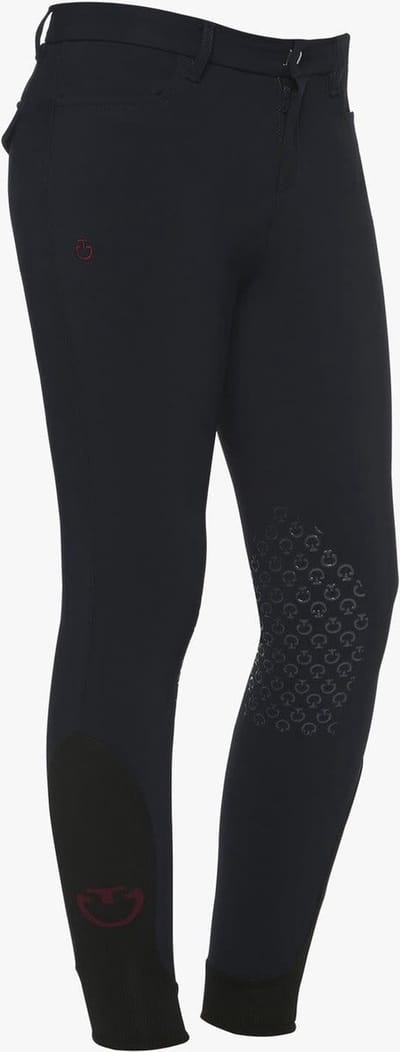 Cavalleria Toscana Jongens Knie Grip Rijbroek Basic S Wit