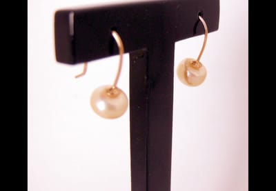 Hetty'S - Elegante - RosÃ© Goldplated - Zilveren - Oorhangers - Roze zoetwater parels
