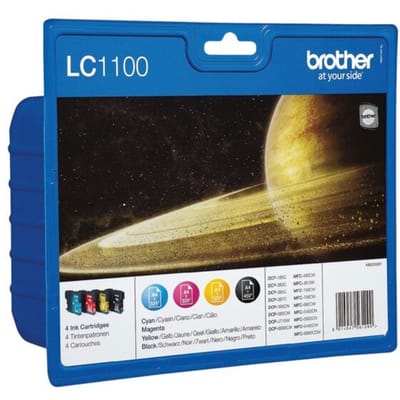 Brother LC-1100VALBP - Inktcartridge - Cyaan / Geel / Magenta / Zwart