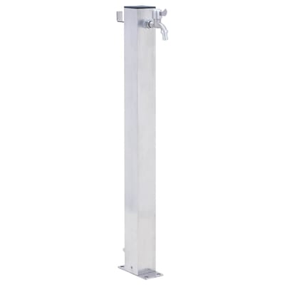 vidaXL - Waterzuil - vierkant - 60 - cm - roestvrij - staal