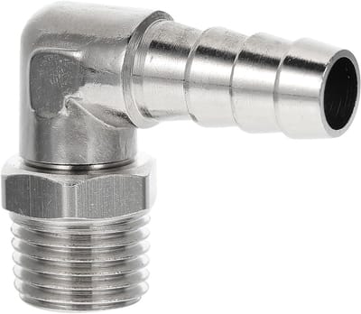Koperen lucht slangconnector met draaibare hoek en snelle koppeling voor compressoren, corrosiebestendig en duurzaam accessoire