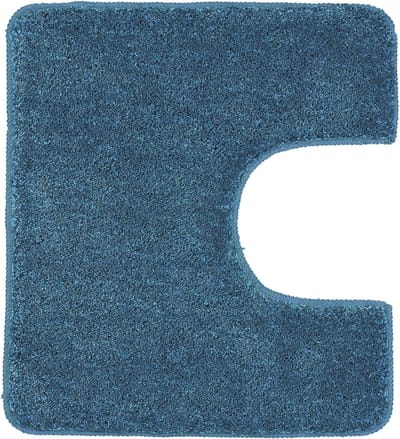 Antislip Voetstukmat 55x50 cm - IJsblauw - Polyester