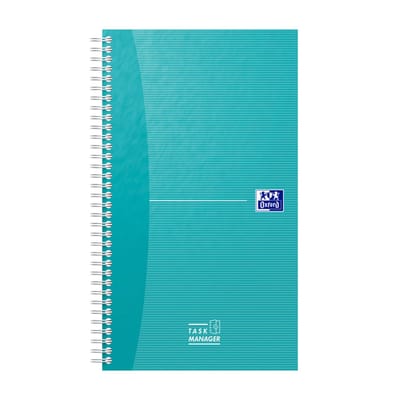 Task manager oxford 141x246 mm 115vel aqua | 5 stuks