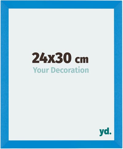 Your Decoration - Fotolijst 24x30 cm - MDF - Helder Blauw - Mura