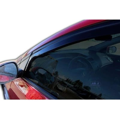 Déflecteurs d'air - J&J AUTOMOTIVE - Hyundai Accent 3P Berlina 2006-2012 - Fumée - Acrylique 3mm - Montage intérieur