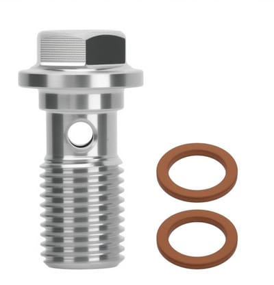Dailygoods- Bout M11 X 1,25 - Hoge Draagcapaciteit - Metalen Constructie - Slijtvast - Betrouwbare Verbinding - Geschikt voor Stookoliesysteem - Schroef