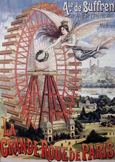 D-Toys legpuzzel La Grande Roue de Paris - 1000 stukjes puzzel.